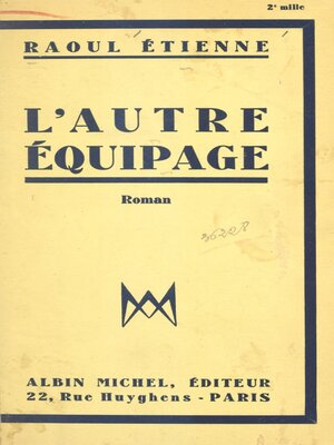 cover image of L'autre équipage